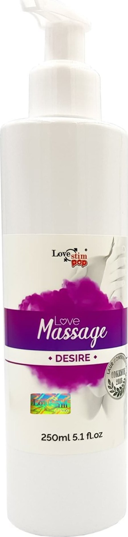 Egzo Olejek do masażu i lubrykant Desire zapach 250ml LoveStim