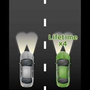 Philips ŻARÓWKA H4 12V/60/55W P43T-38 LONGLIFE ECOVISION 2SZT