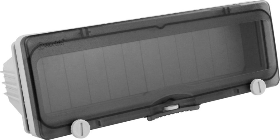 TP Electric Moduł bezpiecznikowy IP67 12-modułowy + szyna Okienko rewizyjne TpE 6220