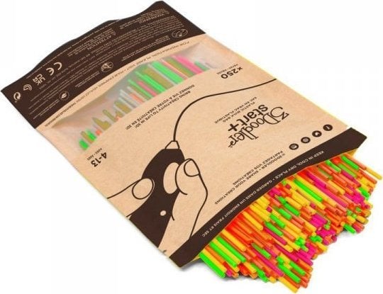 3Doodler 3DOODLER START FILAMENT ECO 2.5MM, 250 SZTUK, 5 KOLORÓW (NEON CZERW,POM,ZIEL,RÓŻ,ZÓŁĆ), NEON GLOW 3DS-ECO-MIX3-250