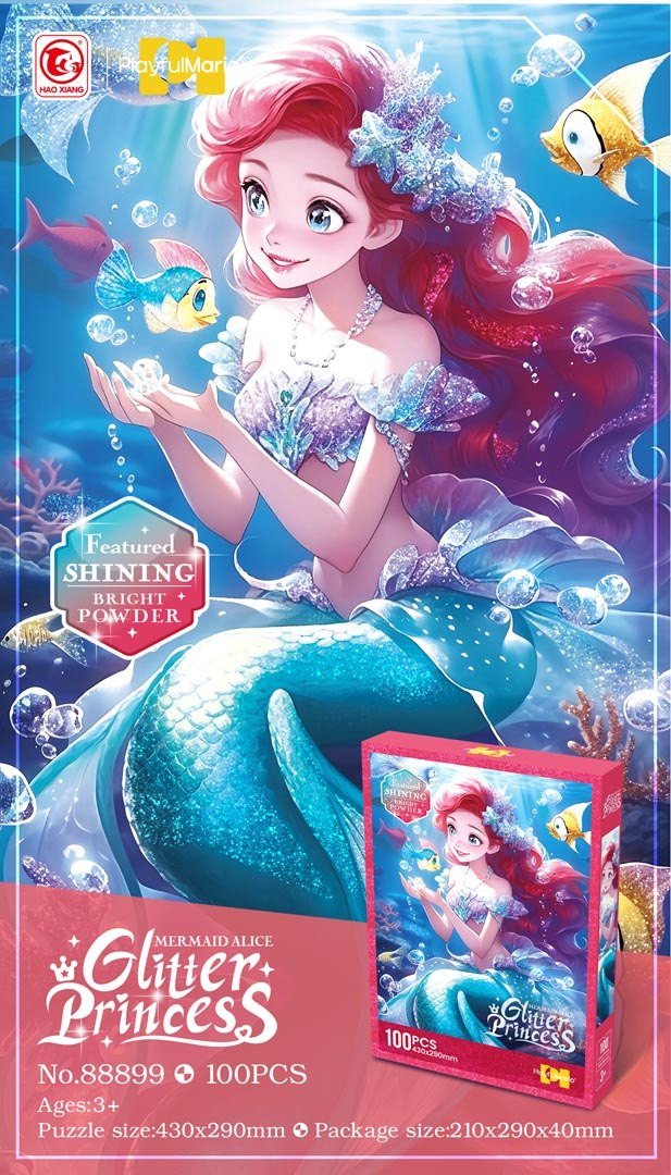 Zestaw Puzzli 100el. Syrenka EDUKAMP