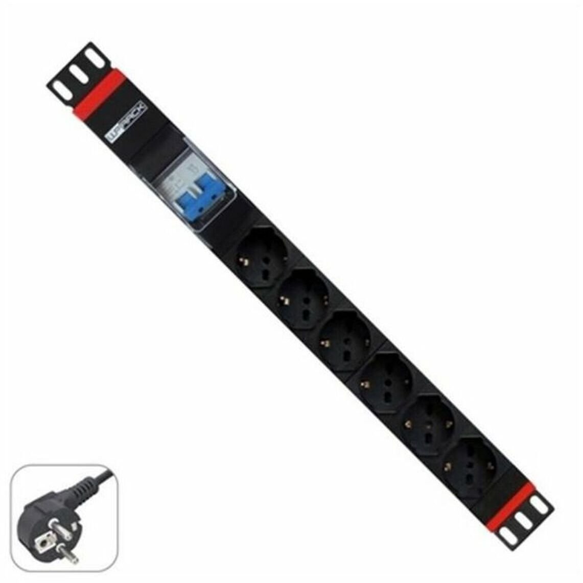 WP Zasilacz 19" 6 Tomas Schuko WPN-PDU-G02-06 (2 m)