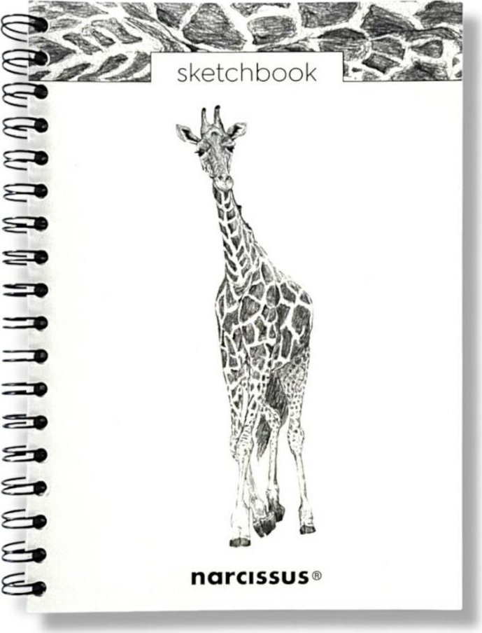 Szkicownik B5/60K na spirali - Żyrafa