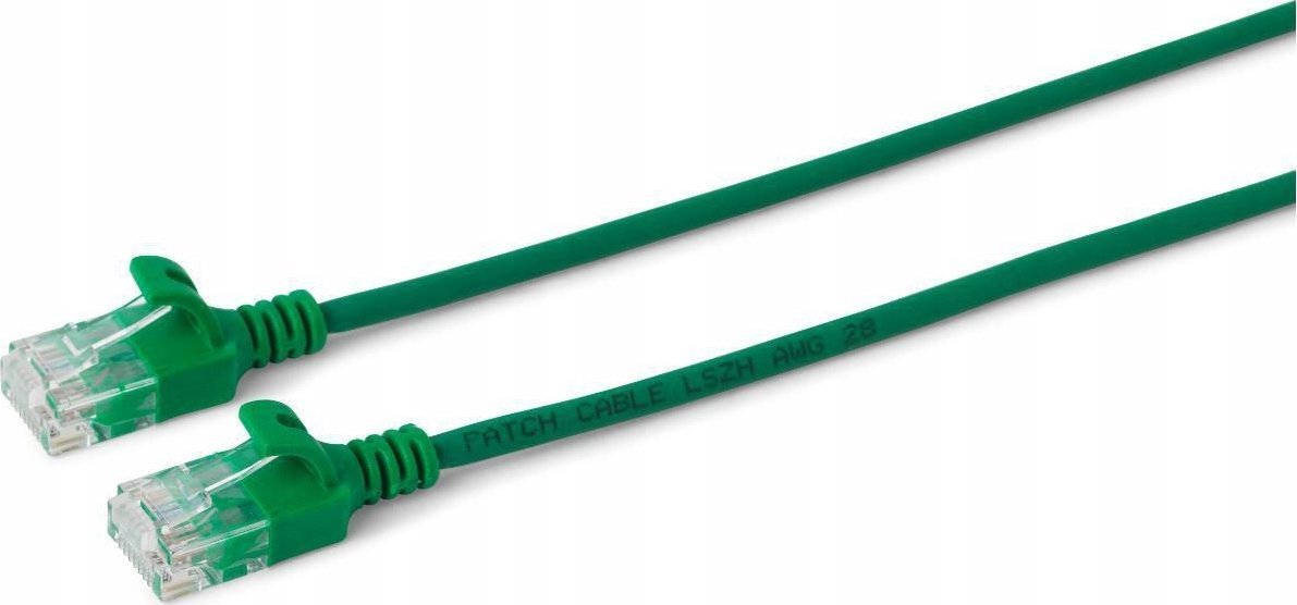 MicroConnect U/UTP CAT6A Slim 1M Green
