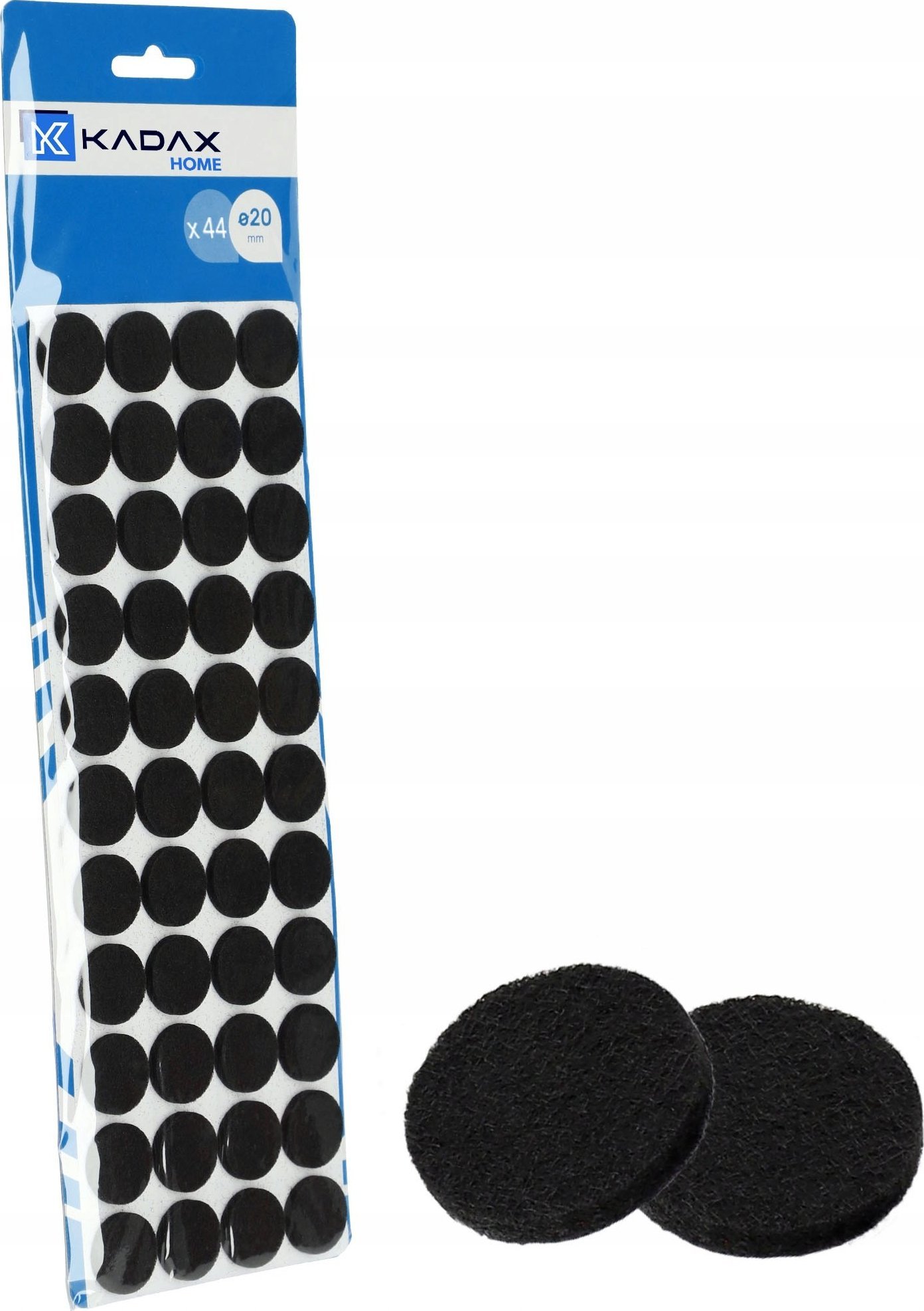 Kadax 44x KADAX Podkładki Filcowe Pod Meble Krzesła Samoprzylepne Zestaw Grube