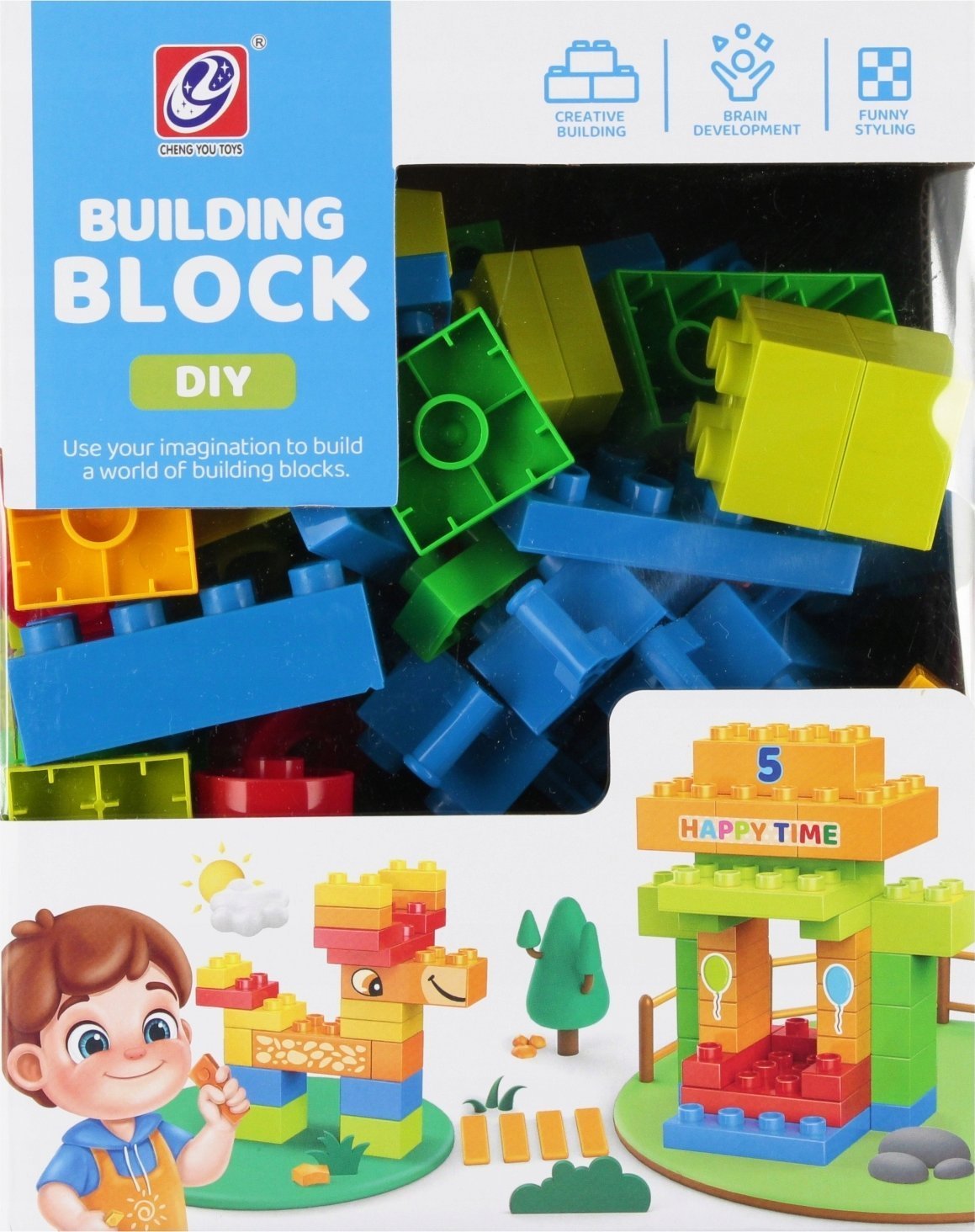 Mega Creative KLOCKI KONSTR 100SZT 17X22X18 MC WB 36