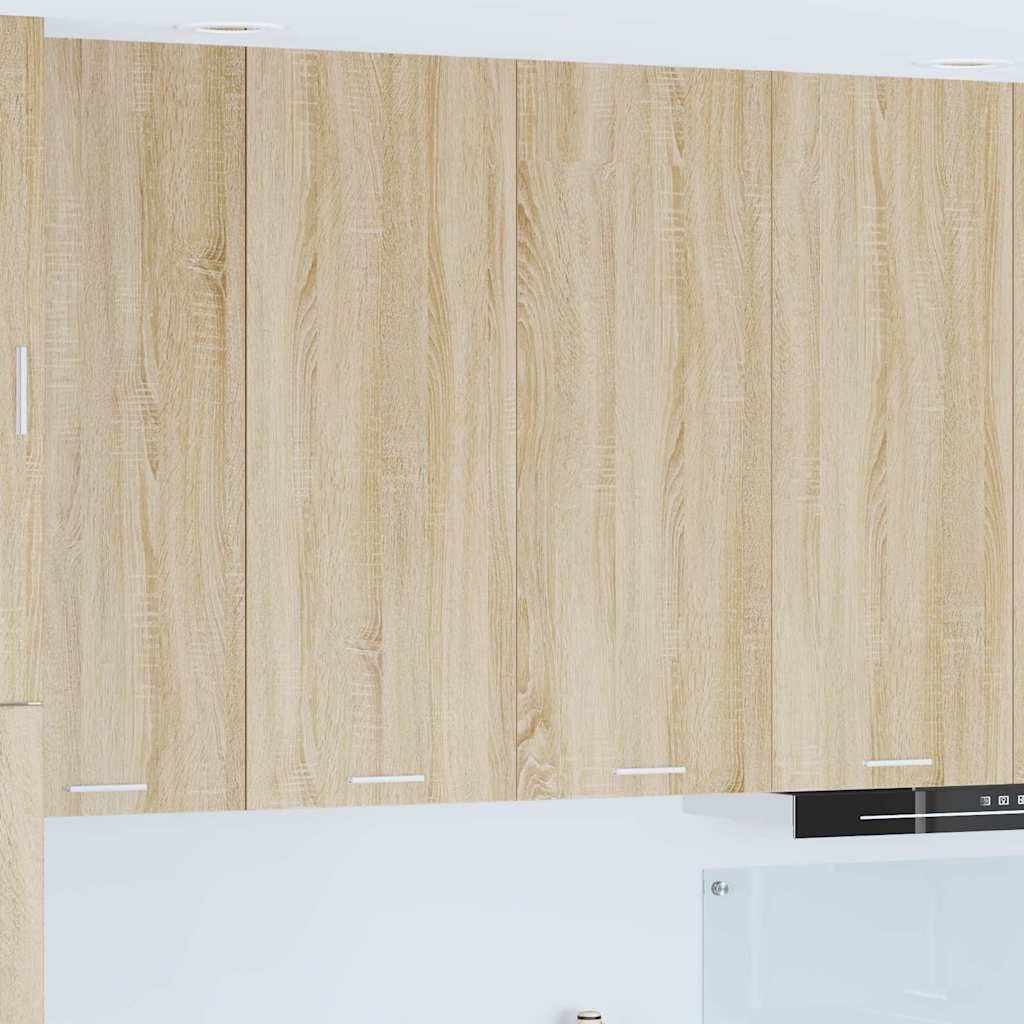 vidaXL Szafka wisząca z półką Riga Dąb Sonoma 80 x 31 x 100 cm