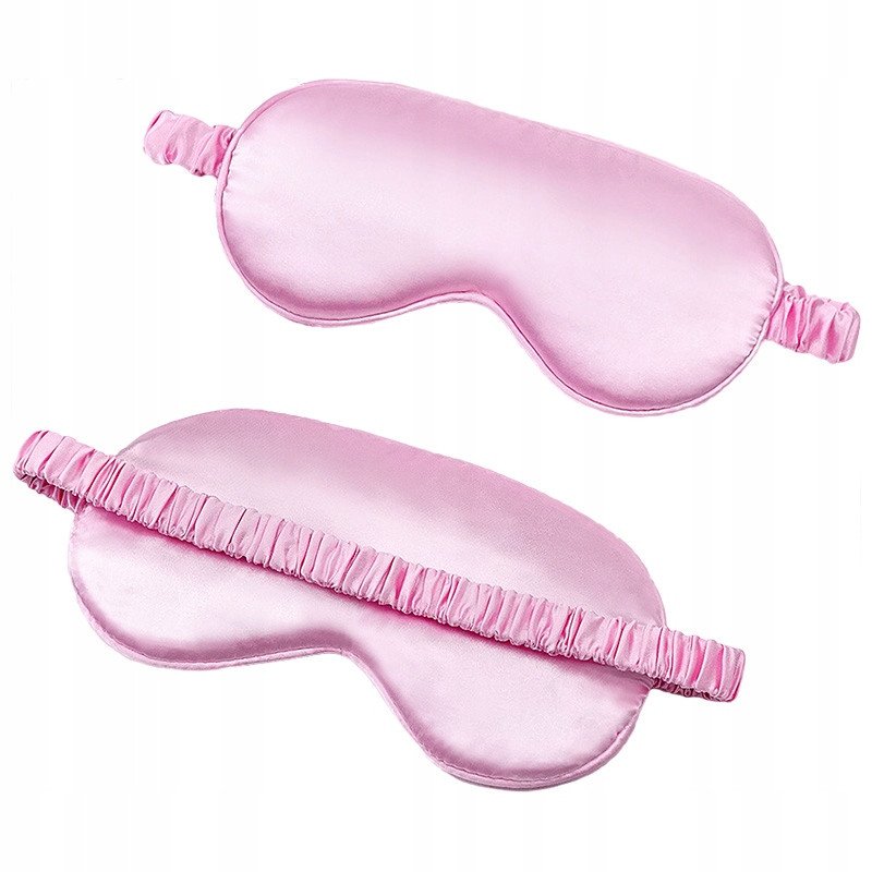 OPASKA NA OCZY SPANIA Premium SATYNOWA RÓŻOWA