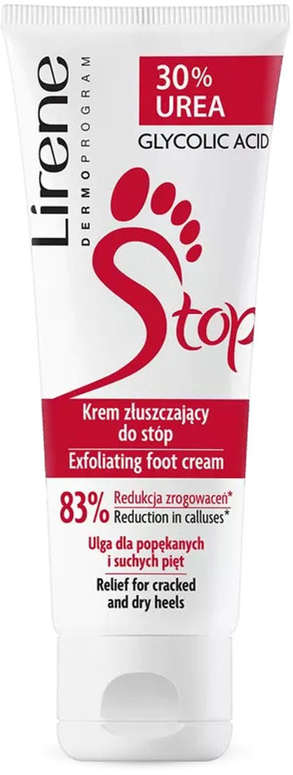 Lirene Stop Krem złuszczający do stóp z mocznikiem 30% 75ml
