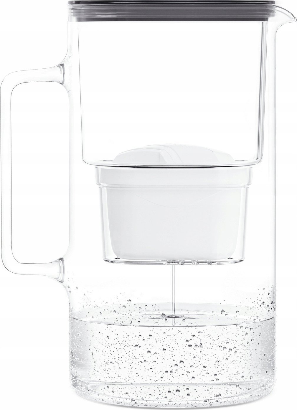 Dzbanek filtrujący Wessper Dzbanek Wessper D2 Borosilicate FutureFlow Aquamax (WES201-FF-BK)