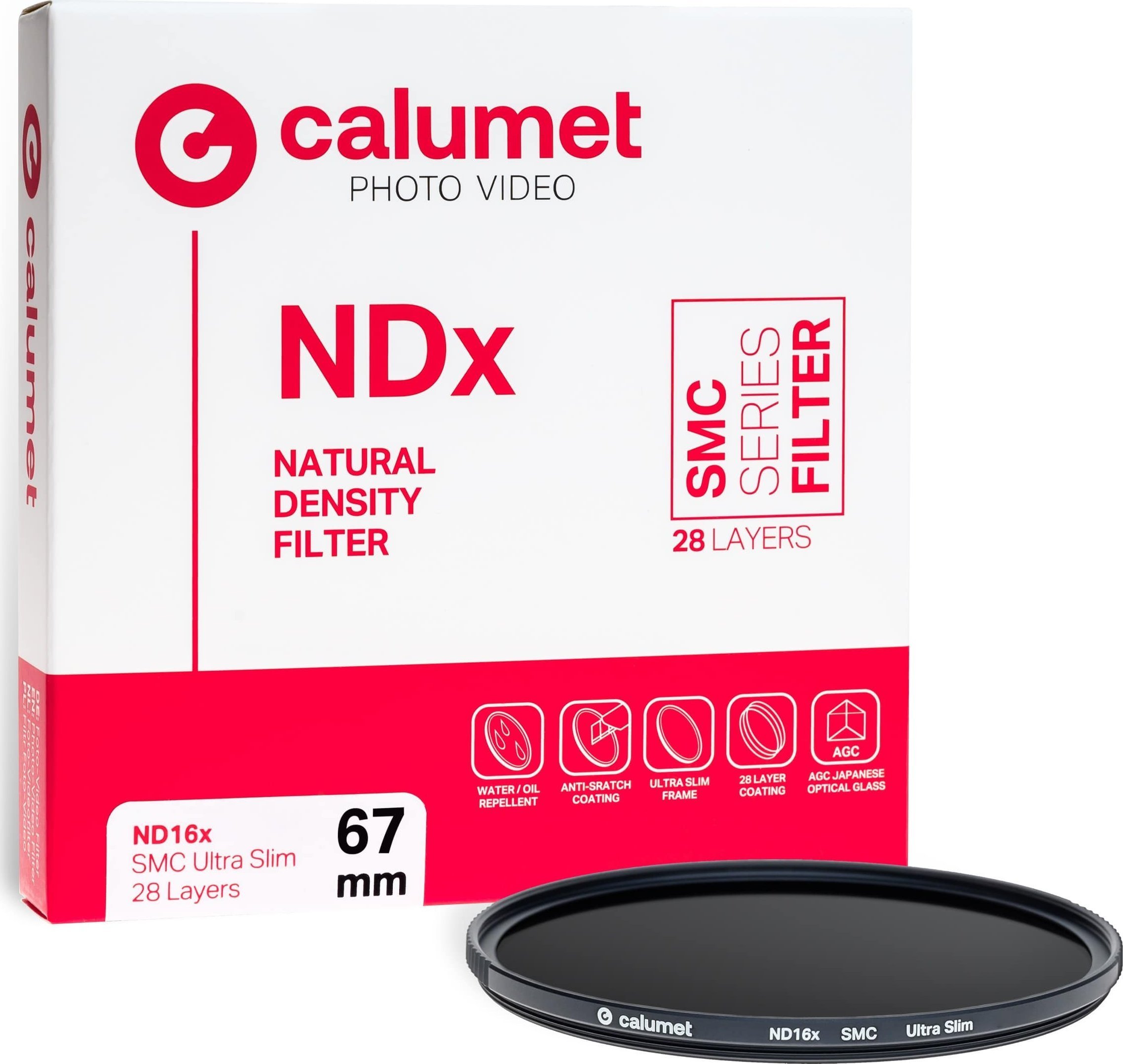Filtr Calumet Calumet Filtr ND16x SMC 67 mm Ultra Slim 28 Layers