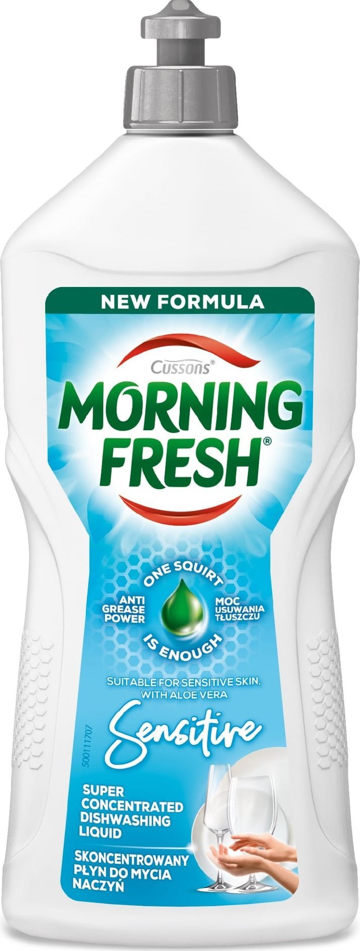 Sarantis CUSSONS Morning Fresh Skoncentrowany płyn do mycia naczyń - Sensitive 900 ml