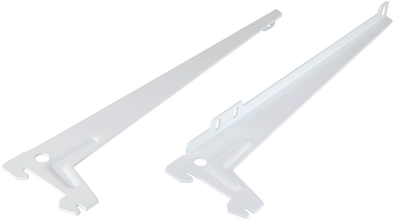 BRACKET ANGLE 1 PAIR 280 MM WHITE