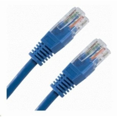 LYNX UTP patch kabel Cat5e, PVC, CCA, 0,3m, modrý (balení obsahuje 10ks)