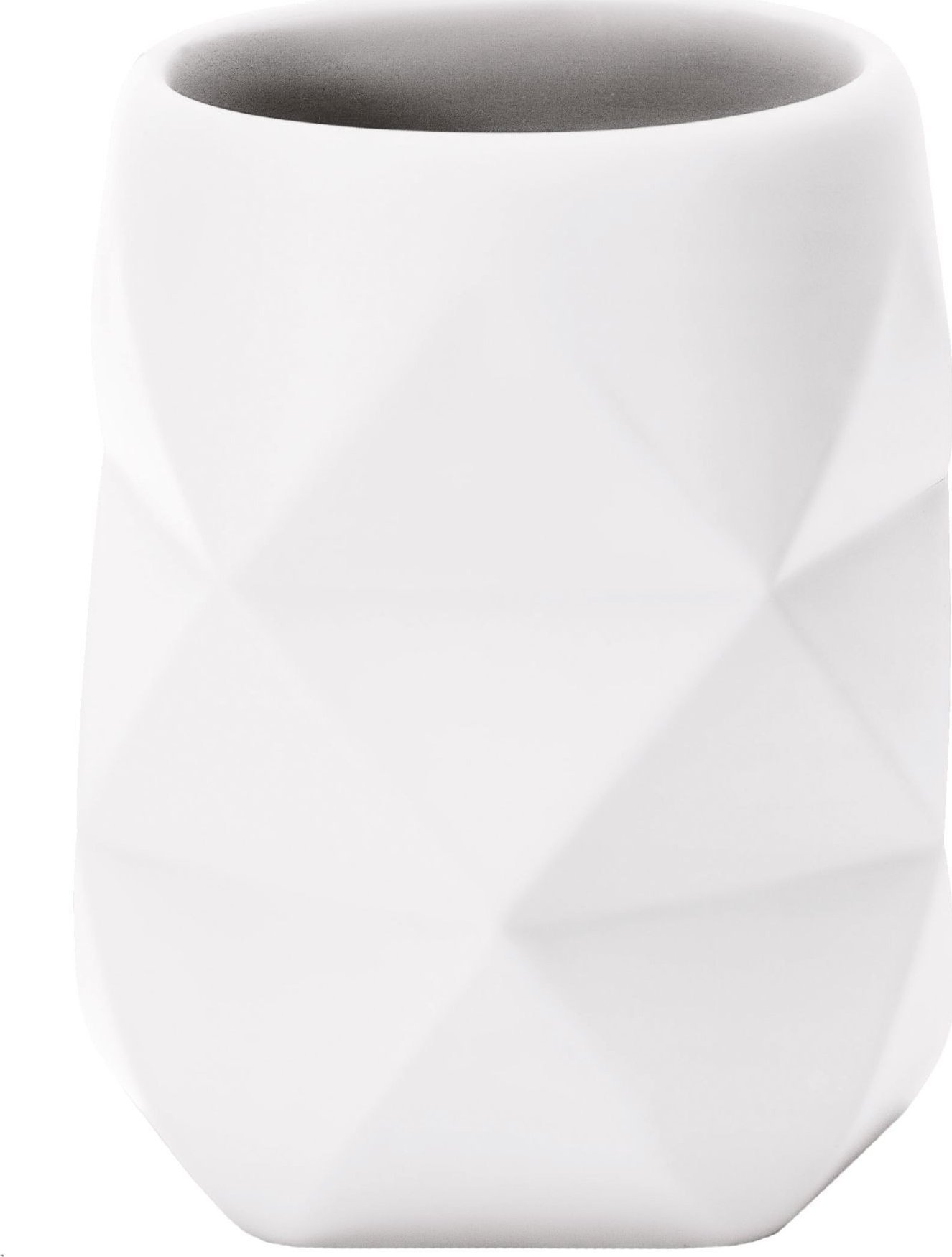 Kleine Wolke Kleine Wolke Golden Crackle Kubek łazienkowy biały