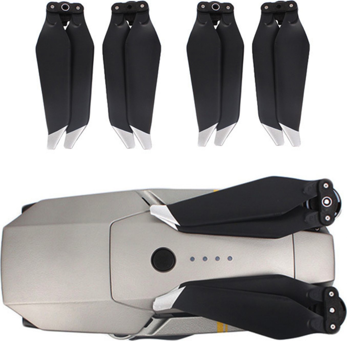 SunnyLife ŚMIGŁA DJI MAVIC PRO 8331 LOW NOISE SILVER 4 SZTUKI