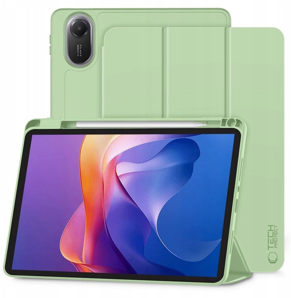 Tech-Protect SC Pen dėklas skirtas Xiaomi Redmi Pad 2 11.0 - žalios spalvos