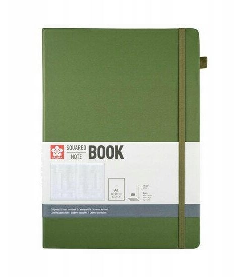 Sakura Squared Hard Cover Notebook A4 Pine Needle