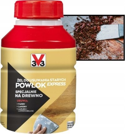 V33 Żel do usuwania starych powłok z drewna 0,25l