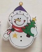 Dekoracja świąteczna bałwan