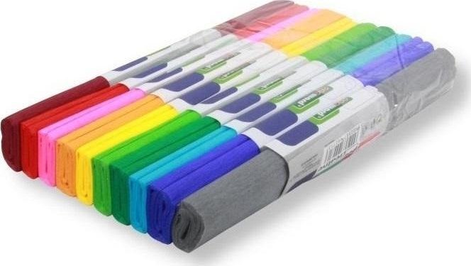 Polsirhurt Bibuła marszczona mix kolorów 25x200cm (10szt)