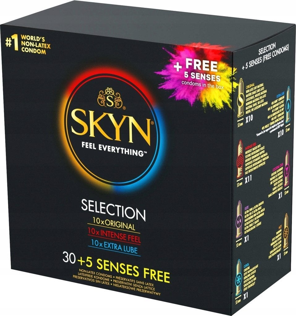 Alkotest UNIMIL_Skyn Feel Everything Selection prezerwatywy 35zt.