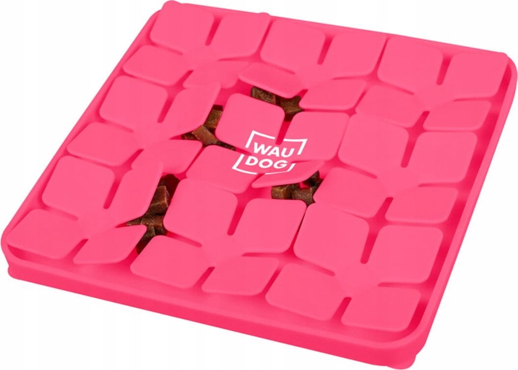 Collar WAU DOG MATA SPOWALNIAJĄCA SILIKONOWA 20,5x20,5x1,7cm RÓŻOWA