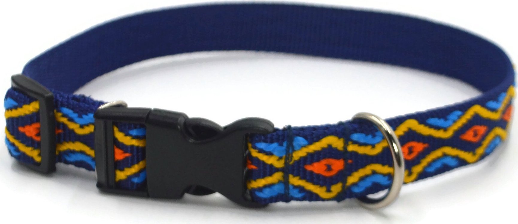 Alizoo Obroża dla dużego psa, owczarka 25mm/34-57cm piękne kolory, romb - ALIZOO