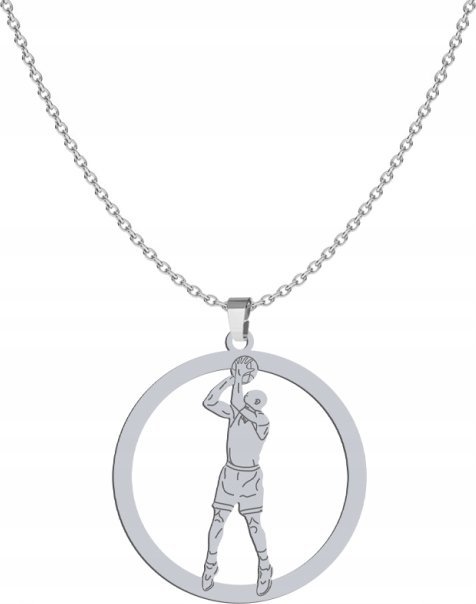 Radziszewska Jewellery Srebrny Naszyjnik Koszykówka GRAWER GRATIS