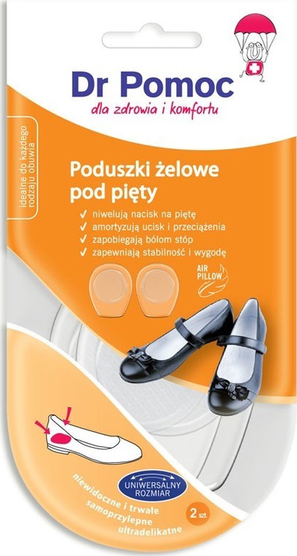 Dr Pomoc Poduszki żelowe pod pięty 2szt