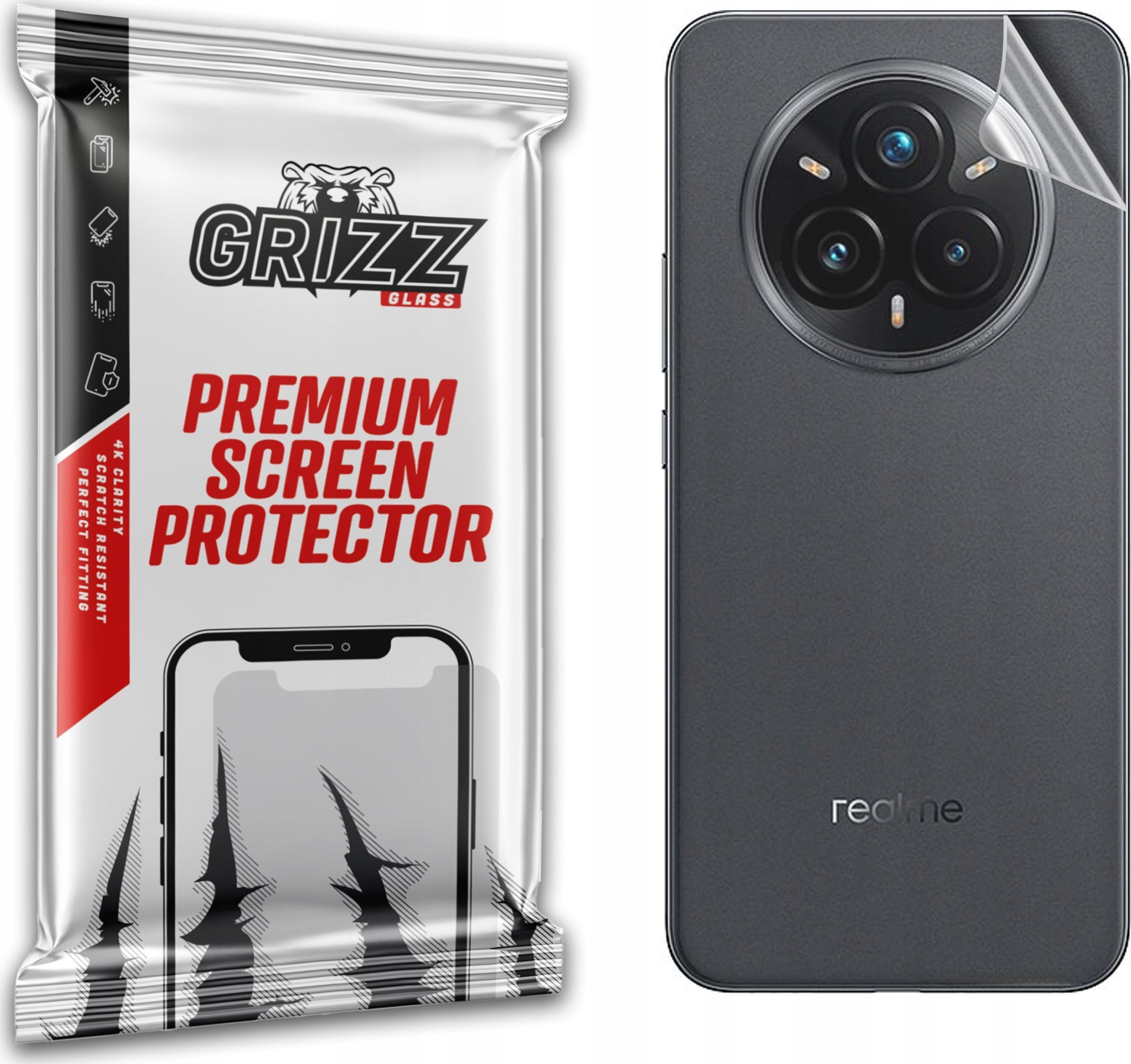 Folia na tył GrizzGlass SatinSkin do Realme 14 Pro Plus