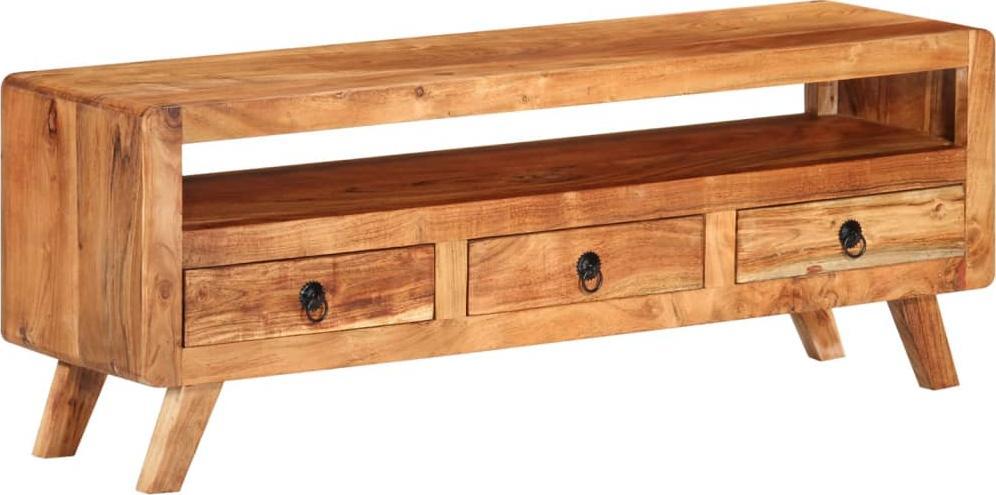 vidaXL vidaXL Szafka pod telewizor, 110x30x40 cm, lite drewno akacjowe