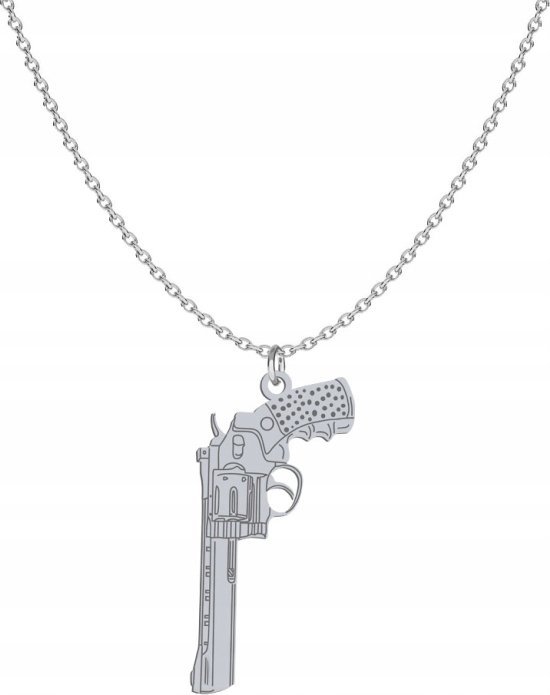 Radziszewska Jewellery Srebrny Naszyjnik REWOLWER DEDYKACJA GRATIS