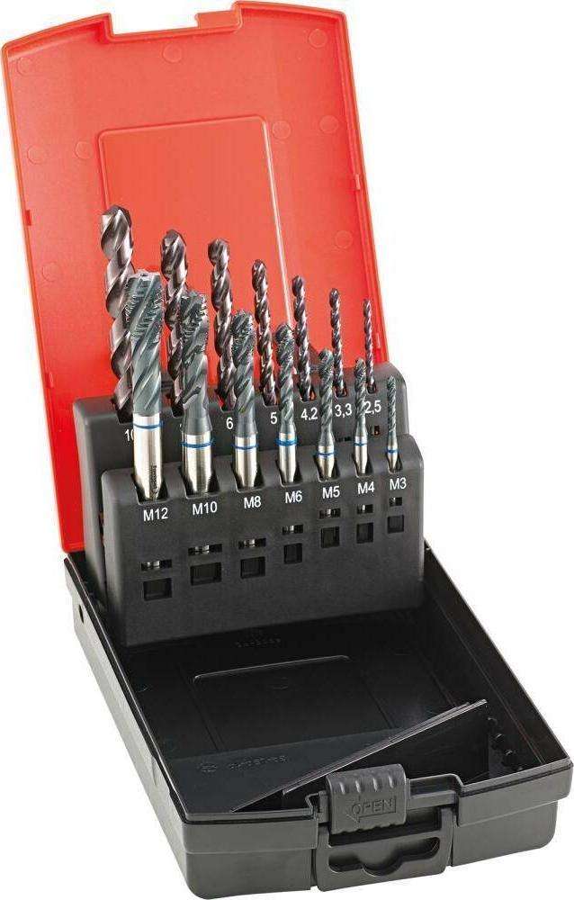 FORMAT GT Zestaw gwintowników maszynowych do otworów nieprzelotowych FORMAT GT