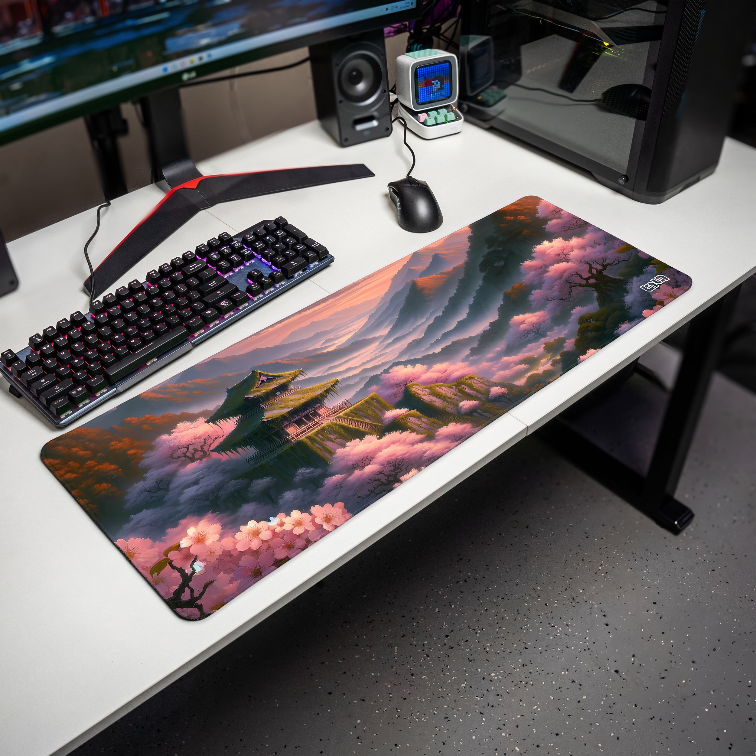 Podkładka Tilt PODKŁADKA POD MYSZ GAMINGOWA Stara Japońska Świątynia 80x30 TILT