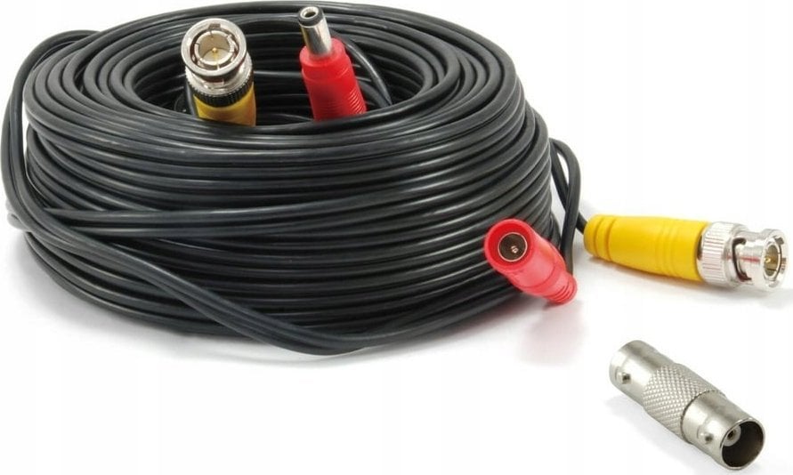 LevelOne CAS-5018 kabel koncentryczny 18 m BNC DC Czarny