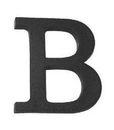 Litera z tworzywa D 100mm