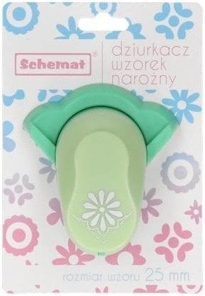 SCHEMAT Dziurkacz ozdobny narożny 25mm kwiatek MIX