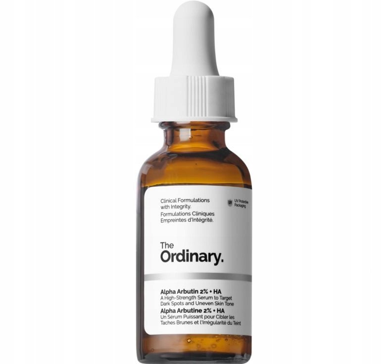 The Ordinary Alpha Arbutin 2% + HA Serum rozjaśniające i wyrównujące koloryt skóry 30ml