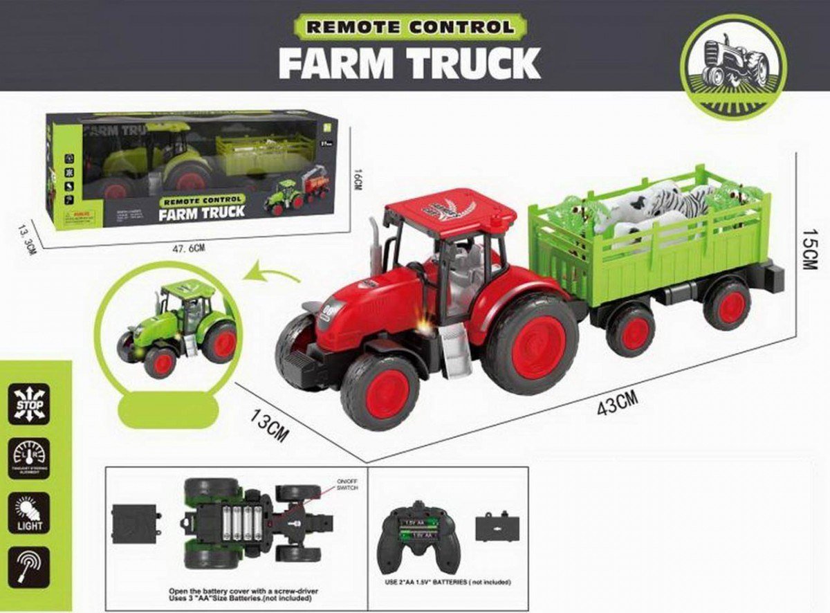 Traktor z przyczepš R/C, wiatło