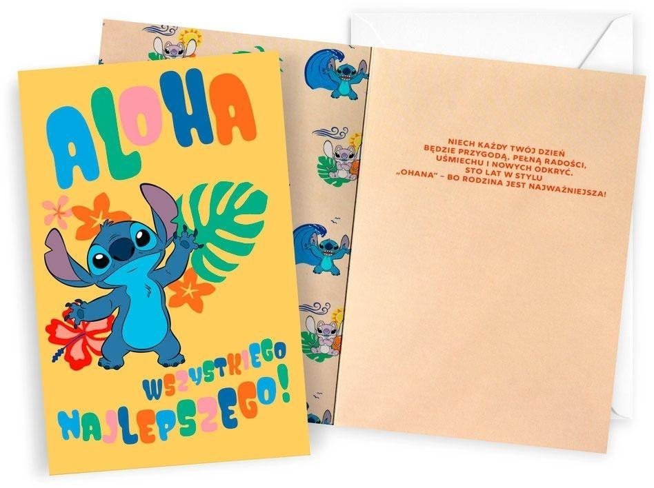 Karnet Urodziny Stitch