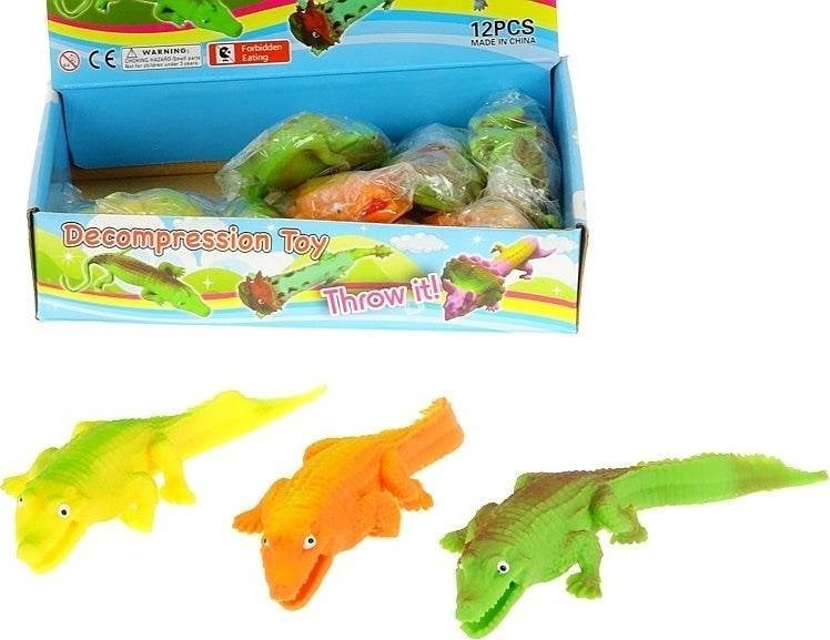 Gniotek krokodyl w 15cm (12szt)