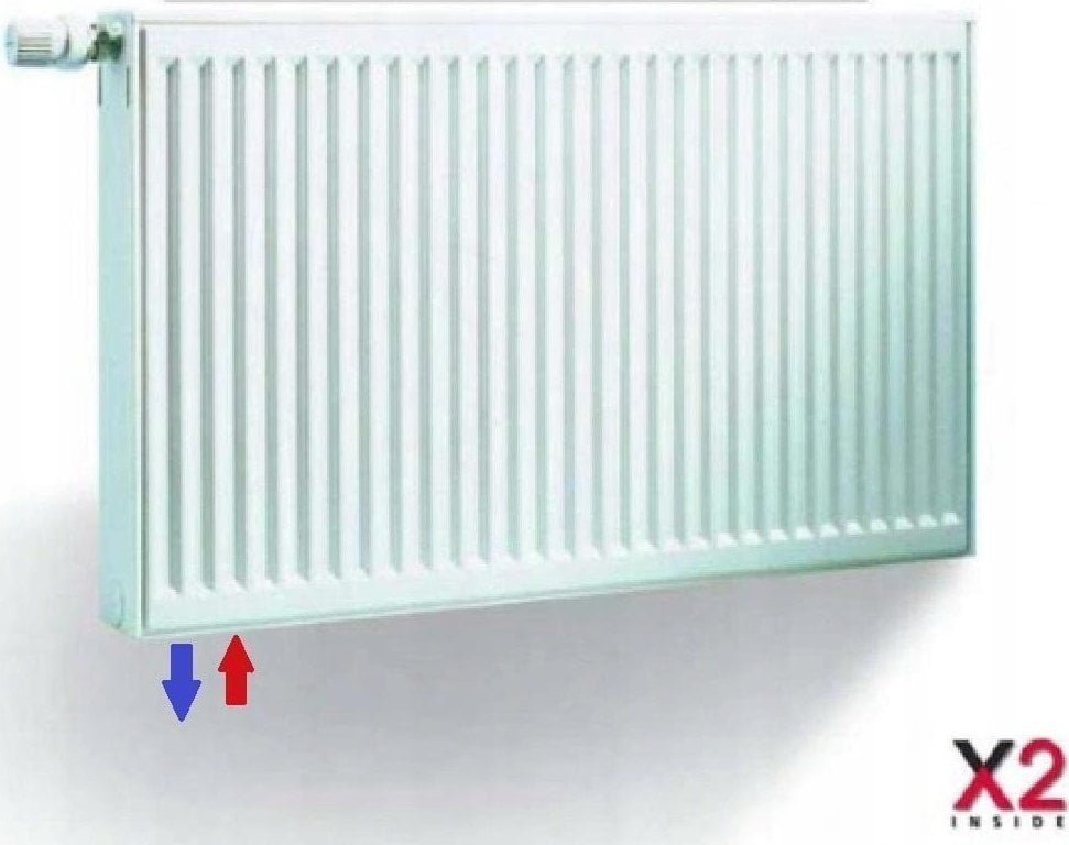 Kermi GRZEJNIK FTV 10 400/1400 KERMI higieniczny Z ZAWIESZENIAMI 481W LEWY