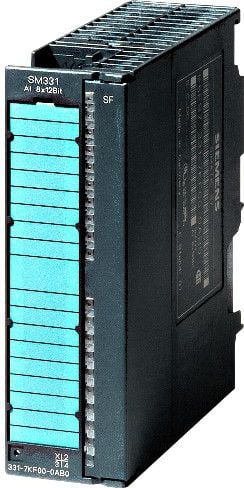 Siemens Moduł rozszerzeń 8we analogowych 20-pinów 24V DC SM 331 S7-300 (6ES7331-7KF02-0AB0)