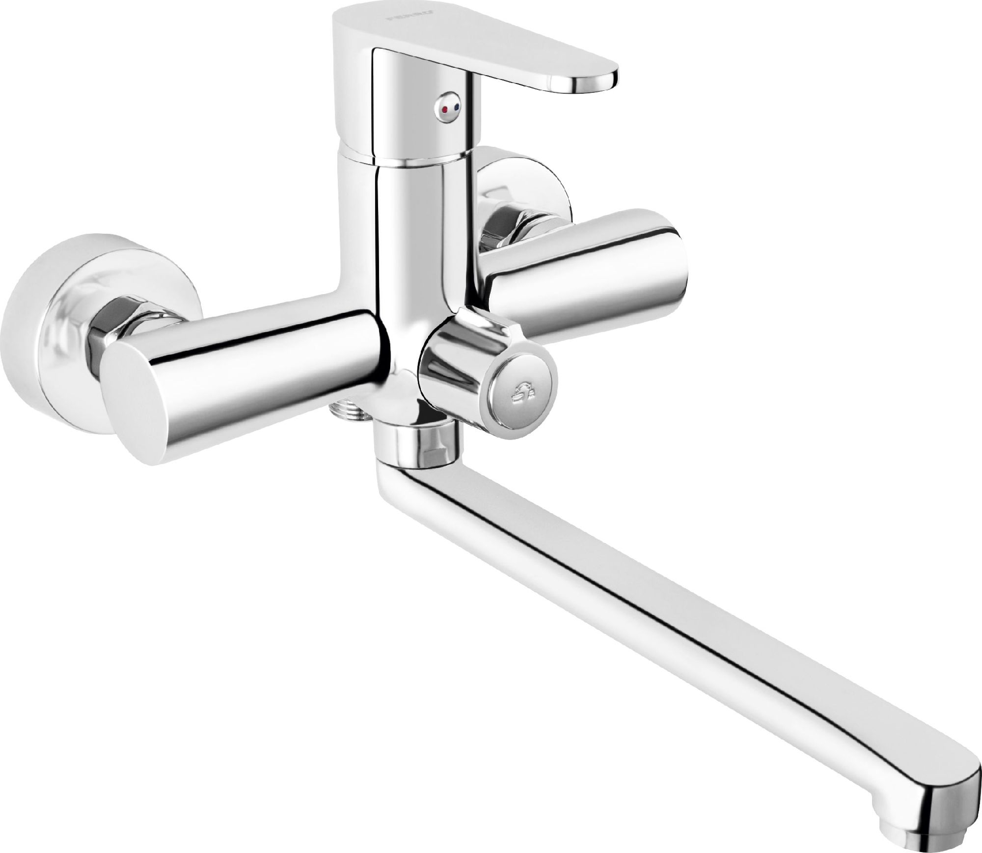 Bateria umywalkowa Ferro Algeo ścienna chrom (BAG3A)