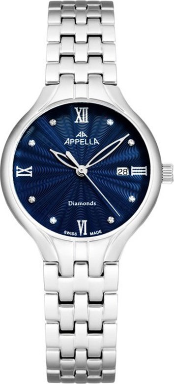 Zegarek Acappella Zegarek damski Appella L50000.5185DQ srebrny