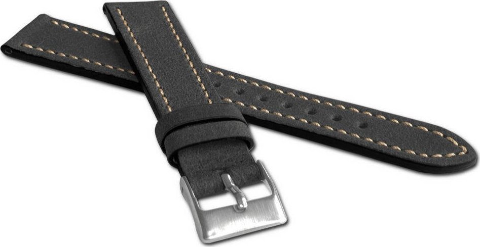 Lavvu Skórzany pasek do zegarka 24 mm Lavvu LSWUB24 skóra licowa