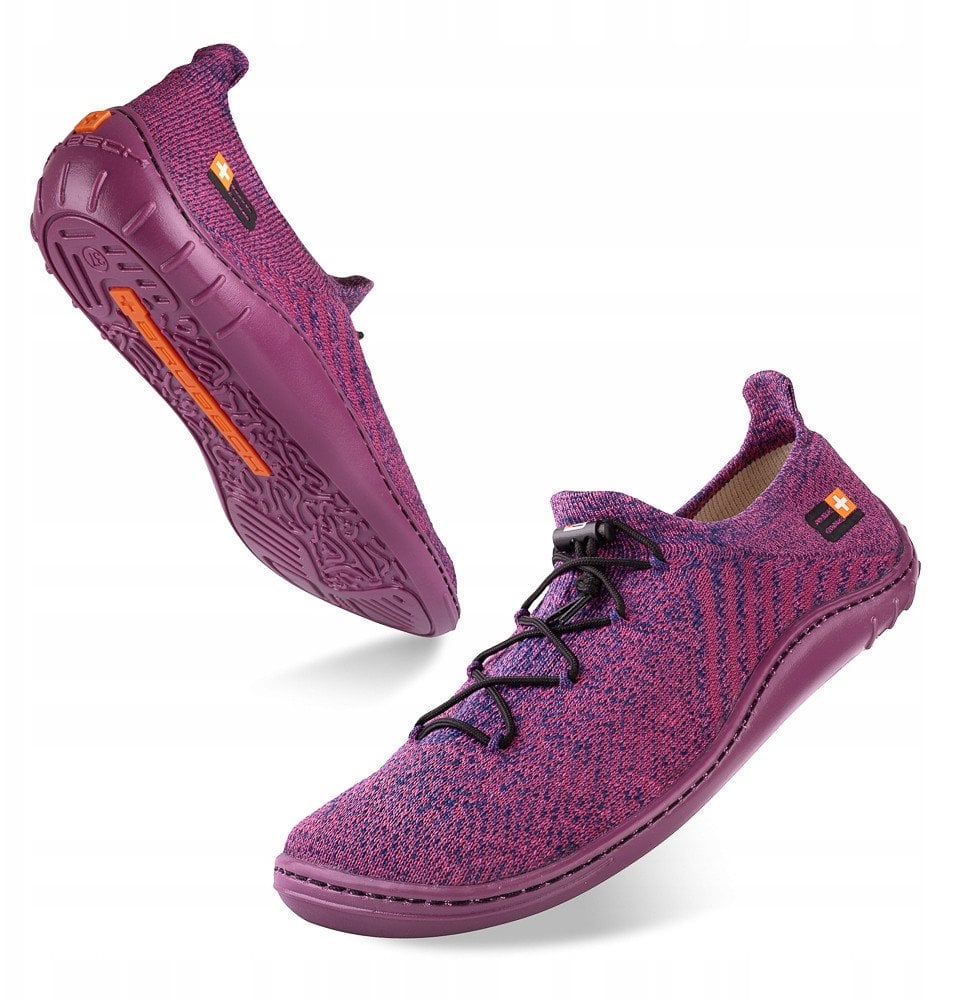 SH5004W Buty damskie Barefoot Merino śliwkowy/fuksjowy 38