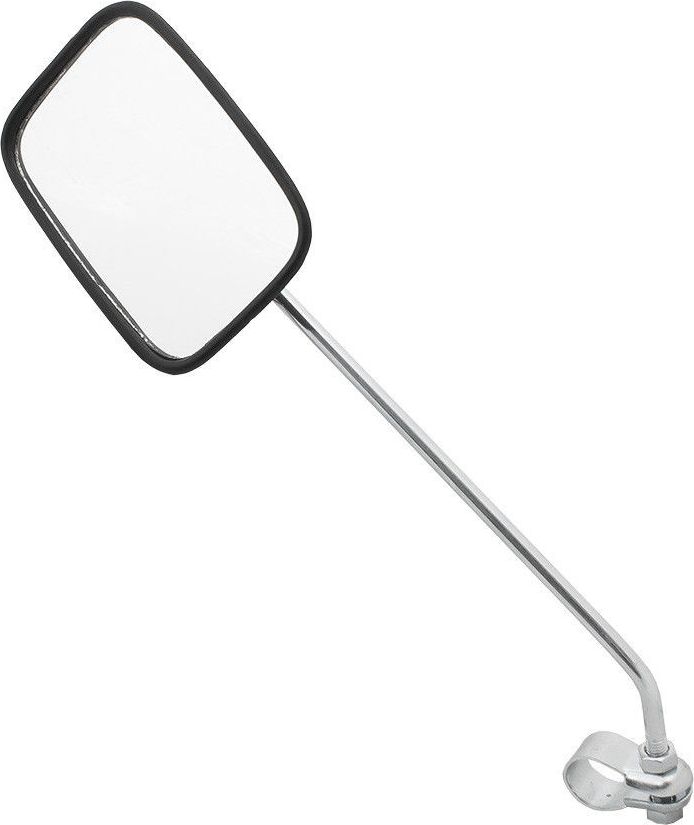 Lusterko rowerowe prostokątne WR długie ramie mocowane na obejmę uniwersalny