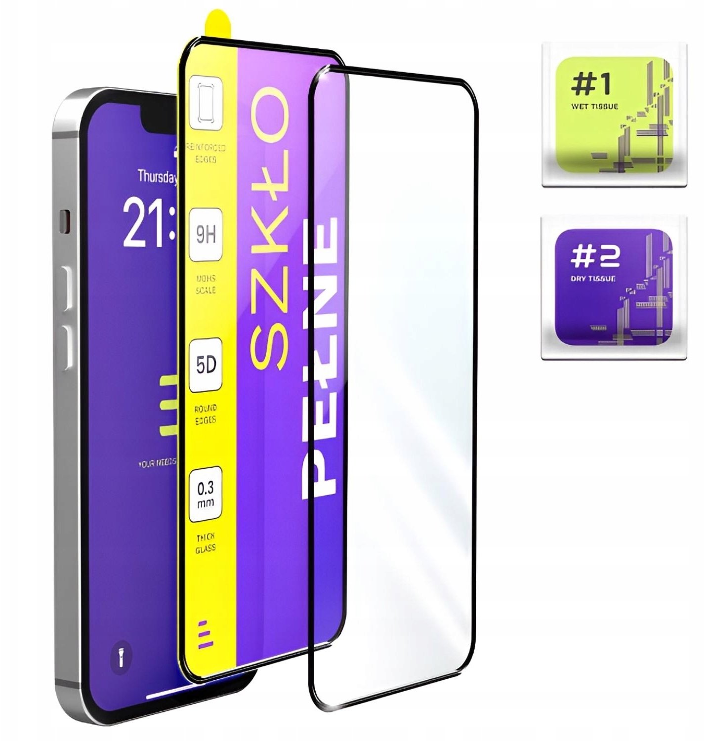 Hello Case 2-PAK Szkło Hartowane Pełne Do Samsung Galaxy S26 (Szybka 9H, 5D)